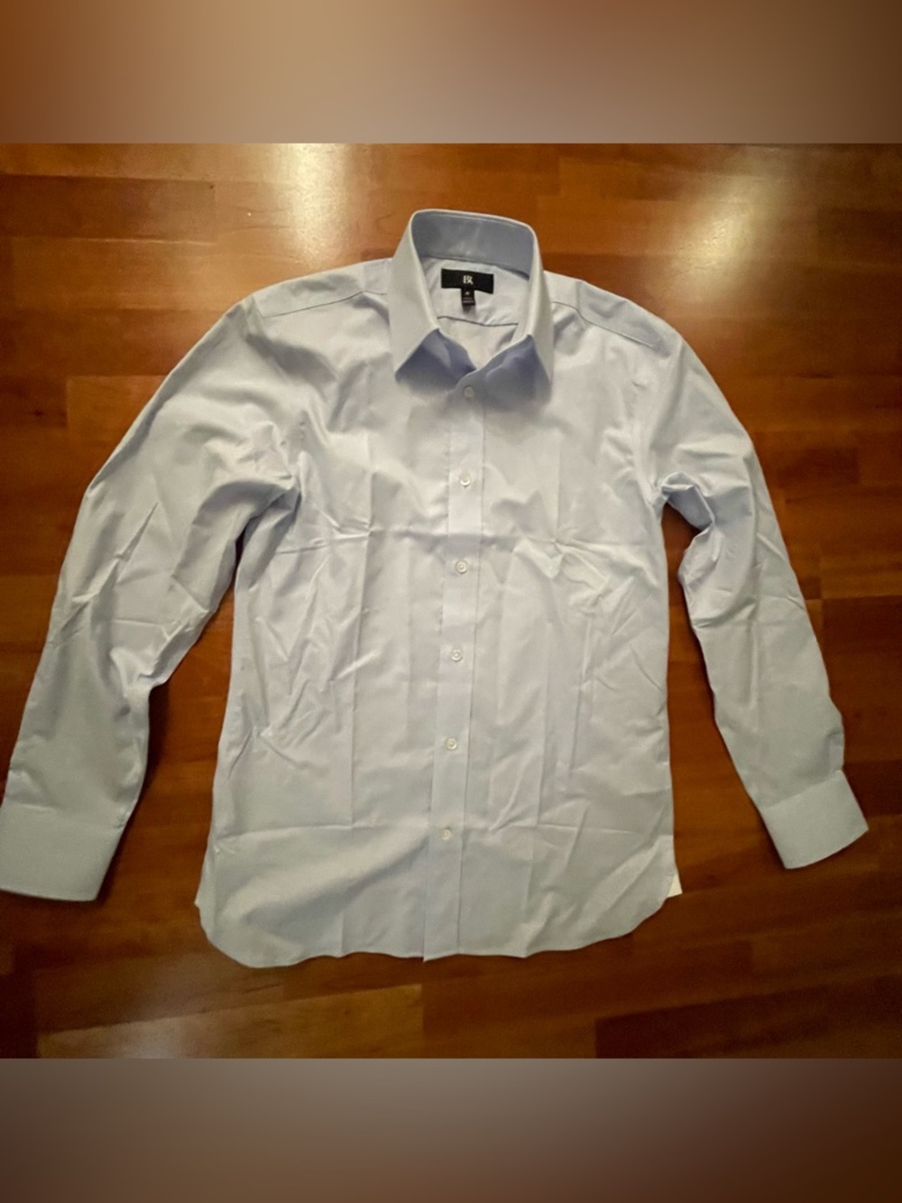 Banana Republic Men’s Light Blue Dress Shirt - Point Collar, Standard Fit